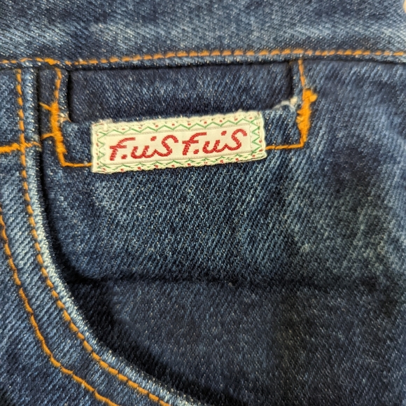 Very Rare 70's Deadstock F.U's Jean Skirt Never Worn With Tags. High waisted. - Picture 4 of 10